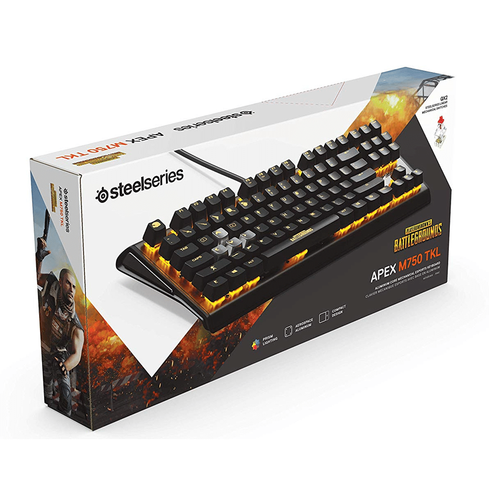 SteelSeries Apex M750 TKL RGB Tenkeyless Mechanical Gaming Keyboard 
