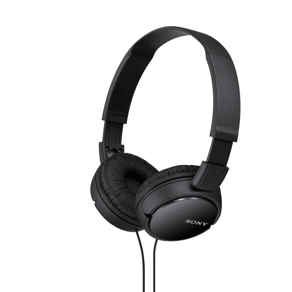 Sony MDRZX110 ZX Series Extra Bass Stereo Headset – Black Audio  |  Headsets  |  Wired Headsets  |