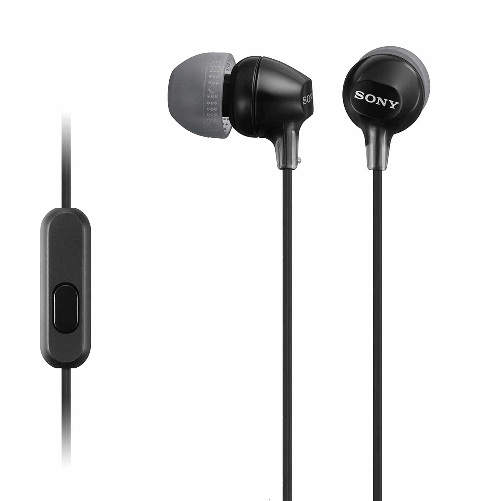 Sony MDREX15AP In-Ear Earbud with Mic – Black Audio  |  Earbuds  |  Wired Earbuds  |