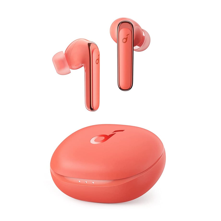 Anker Soundcore Life P3 Multi Mode Active Noise Cancelling TWS – Coral Red Audio  |  True Wireless Earbuds  |