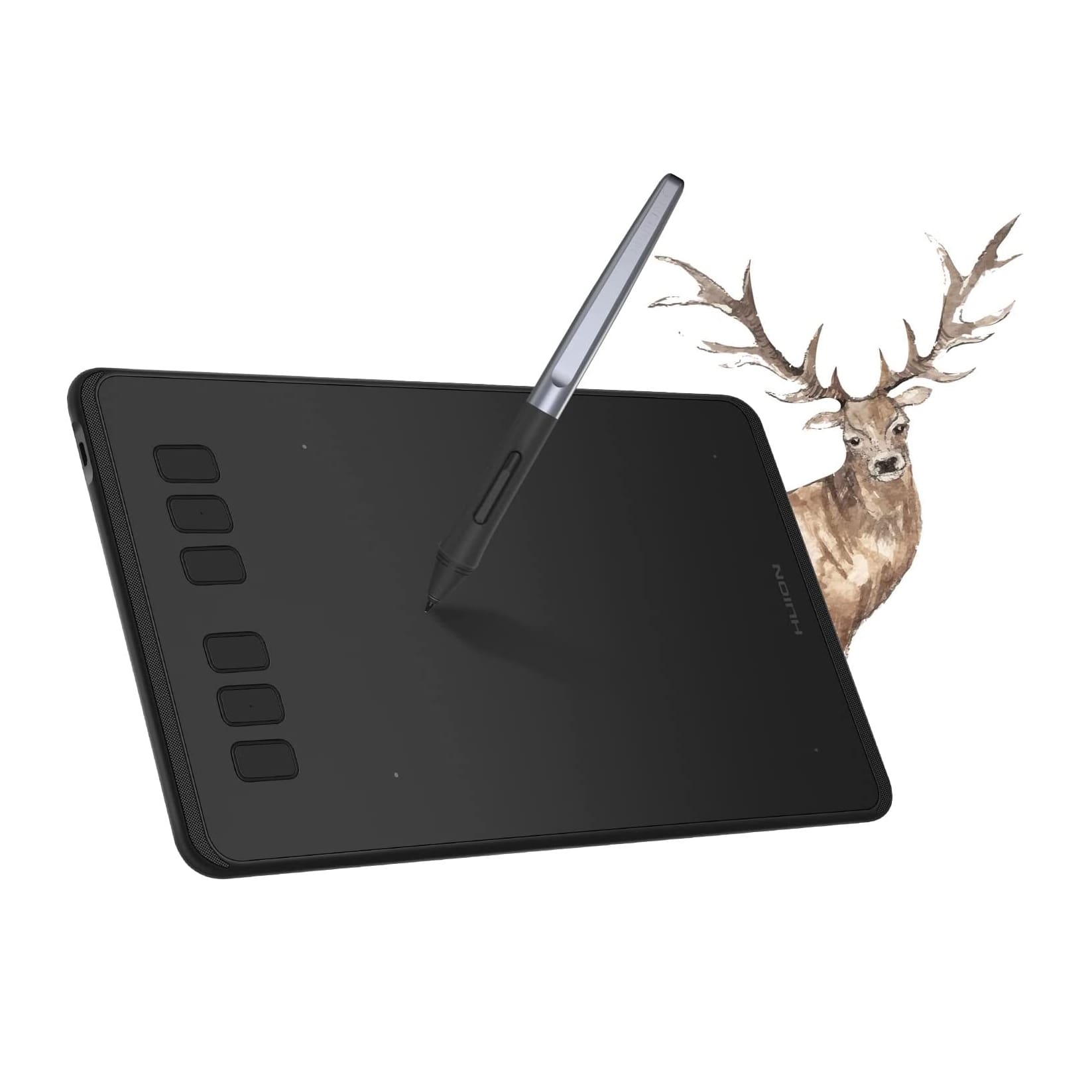 Huion Inspiroy H640P Small Graphics Drawing Tablet with Battery-Free Stylus Brands  |  Huion  |